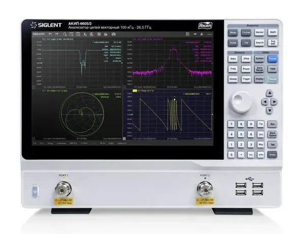 Векторные анализаторы цепей серии АКИП-6605