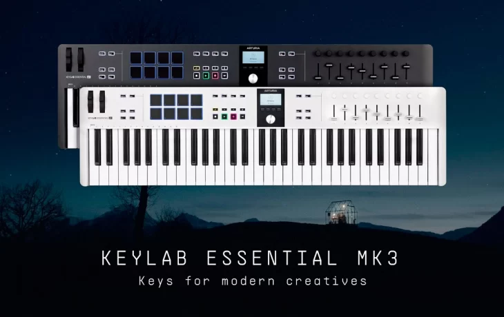 Arturia представила KeyLab Essential MK3 с клавиатурой на 49 или 61 клавишу