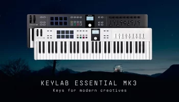 Arturia представила KeyLab Essential MK3 с клавиатурой на 49 или 61 клавишу