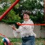 Галина разрезает ленточку